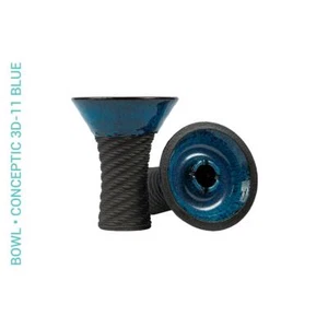 Conceptic 3D-11 Bowl Blue/Hand made/Distributed by World Hookah Market - Picture 1 of 1