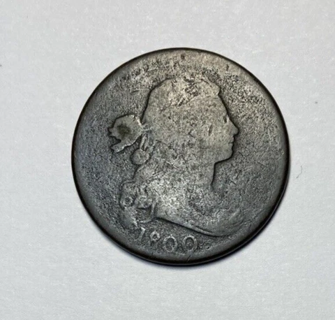1800 Draped Bust Large Cent Lower Condition Sharp Full Date Cover