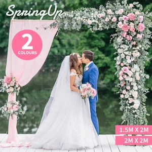 1.5/2M Square Wedding Arch Backdrop Stand Sign Display Party Flower Decoration - Picture 1 of 12