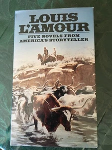 Vintage Very Rare Louis L’amour NIB Five Novels From America’s Storytelling Set - Picture 1 of 3