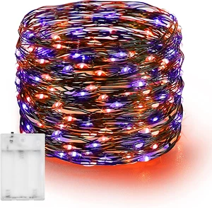 Fairy String Lights, 20FT 60 LED Copper Wire Battery Operated Waterproof Lights, - Picture 1 of 12