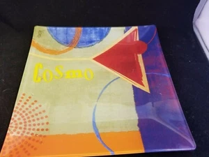 Quadratische Glas Käseplatte 8" - Bild 1 von 4