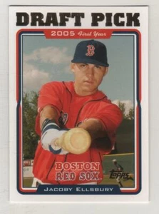 2005 Topps Update Highlights #317 Jacoby Ellsbury Red Sox Draft Pick RC BV$8 - Picture 1 of 1