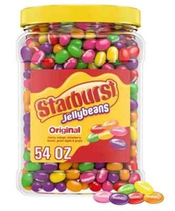 Starburst Original Jelly Beans Chewy Candy Bulk Jar (3lbs 6oz) FREE SHIPPING - Picture 1 of 3