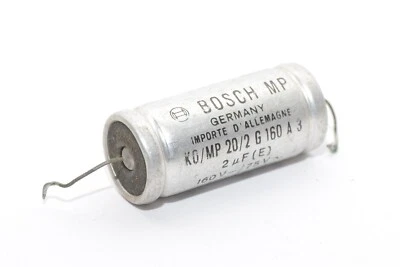 Condensador MP PIO vintage de Bosch KO/MP20/2G160/A3 para Klangfilm, 2 μF / 160 V- Foto 1 de 4