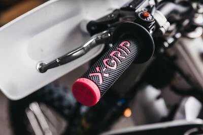 Griffgummi X-Grip Braaaap Lock-On-Griffe Handgriffe Klemmgriffe Enduro sw-pink - Bild 1 von 4