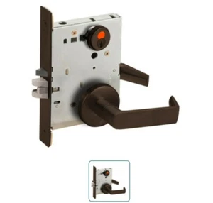 SCHLAGE K6080 97 A61 613 Schlage Mortise TIENDA FRONT OFFICE Lockset, BRONCE - Imagen 1 de 12