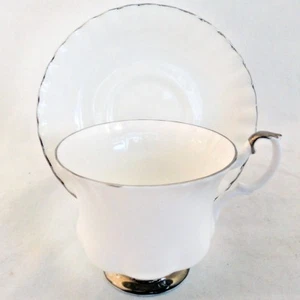 CHANTILLY by Royal Albert Cup & Saucer Montrose Shape England NEW NEVER USED - Picture 1 of 3