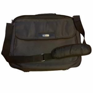 Targus 16” Laptop Messenger Case Bag Black Lightweight Padded Compartment - Picture 1 of 7