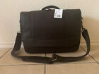 Samsonite Leather Flapover Briefcase Durham 15.6" Laptop Pocket BROWN 50789-1139