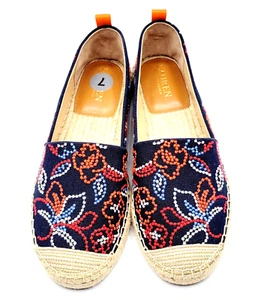 Ralph Lauren Women's Sz 7B Cameryn Embroidered Slip-On Shoes NWOB - Picture 1 of 6