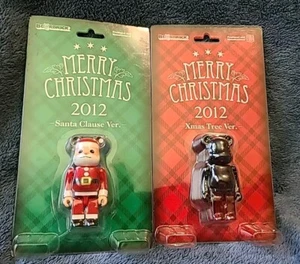 2 Stck. Bearbrick FROHE WEIHNACHTEN 2012 Limited Medicom Be@rbrick Santa Clause Weihnachten  - Bild 1 von 9
