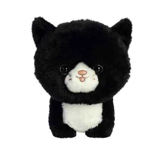 Aurora - Teddy Pets - 7" Tuxedo Cat Playful Stuffed Animal - Picture 1 of 4