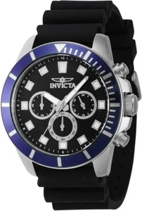 INVICTA 46079 PRO DIVER OROLOGIO UOMO SILICONE BLU CRONO 45mm SOTTOCOSTO - Foto 1 di 2