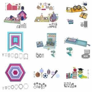 Pop up Geschenkbox Metall Stanzform DIY Scrapbooking Prägung Handwerkskarte - Bild 1 von 23