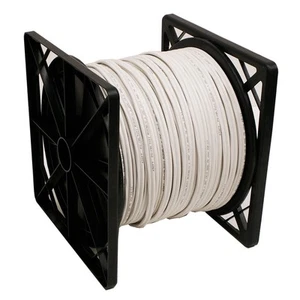 500 Fuß RG59 Siam 20 AWG + 2C/18AWG Koaxialkabel CCTV weiße Farbe - Bild 1 von 1