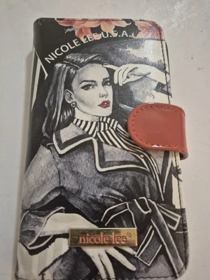 Funda Cartera Teléfono Nicole Lee Journey Of Stephanie Plegable Ligeramente Usada Foto 1 de 4