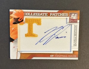 2009 Elite Extra Edition Collegiate Patches #14 Auto Kentrail Davis /125 - Picture 1 of 3