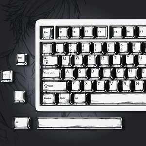 Retro Anime PBT Keycaps-Cherry Key Cap, Manga Japanese Theme Keycaps 60 65 75... - Picture 1 of 6