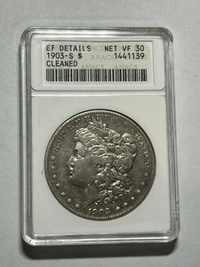 1903-S Morgan Silver Dollar ANACS XF Details Tough Date - Picture 1 of 4