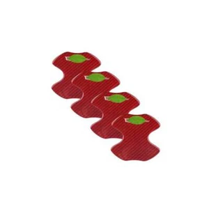 Cubierta de tazón exterior de fibra de carbono real roja para Cadillac CT4 2020-22 - Imagen 1 de 7