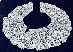 Antique Guipure Lace Collar in 5 Pieces XX663 - Picture 1 of 6