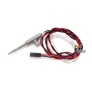 Silver Metal Machine Gun W/ LED For Henglong 1/16 RC Tank DIY Model Spare Parts - Picture 1 of 2