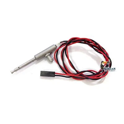 Silver Metal Machine Gun W/ LED For Henglong 1/16 RC Tank DIY Model Spare Parts - Image 1 of 2