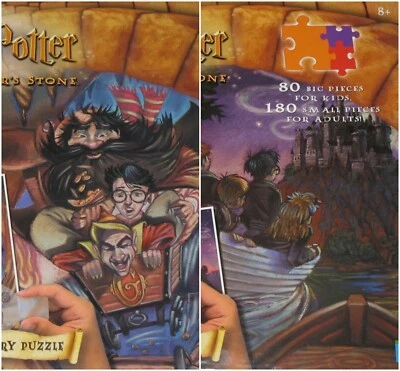 JIGSAW PUZZLES Harry Potter Mattel Hagrid Hogwarts 300 & 260 Pcs Lot Set of 2 Foto 1 de 4