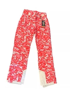 NWT Woman's Pink Camo Free Soldier Insulated Snowboard Cargo Pants Size L - Picture 1 of 18