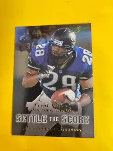 45672 1999 Score Settle the Score #22 Fred Taylor JEROME Bettis STEELERS - Foto 1 di 3