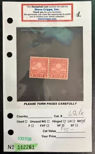 US stamps SC# 656 mnh pair - Picture 1 of 3