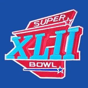 SUPERBOWL XLII ARIZONA STADIUM VINTAGE FOOTBALL LOGO IRON ON NFL SPORTS PATCH - Picture 1 of 6