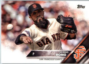2016 Topps Mini #596 Sergio Romo Giants