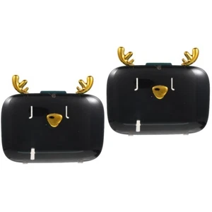 Set of 2 Geweihgewebebox Toilettenpapierhalter Für Das Badezimmer Fräulein - Bild 1 von 12