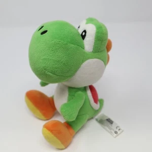 2010 Nintendo Super Mario Yoshi grün 8 Zoll Beanie Plüschtier Stofftier Little Buddy - Bild 1 von 7