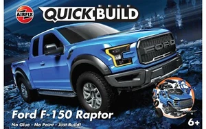 Airfix QUICK BUILD Ford F-150 Raptor Snap Together Plastic Model Car Kit J6037 - Picture 1 of 3