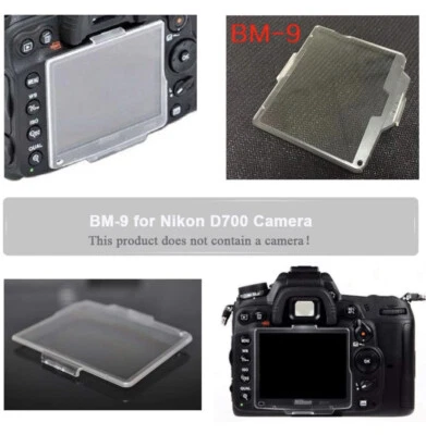 BM-9 Hard LCD Screen Protective Cover Protector (1pc)  For Nikon D700 SLR Camera - Image 1 of 2