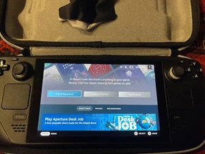 Valve Steam Deck 256GB Handheld Console With Case Clean - Picture 1 of 4