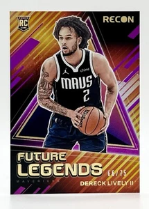 2023-24 Recon Future Legends Purple #9 Dereck Lively II RC 66/75 Mavericks - Picture 1 of 2