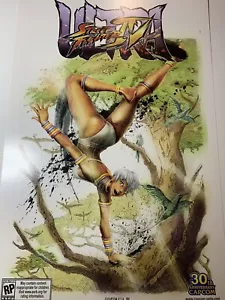 Póster exclusivo de Capcom E3 2017 Street Fighter IV Ultra ELENA 11x17 raro - Imagen 1 de 2