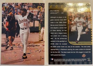 EDDIE MURRAY TOPPS GALLERY PHOTO GALLERY BALTIMORE ORIOLES HOF #3 1997 97