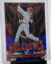 2022 Donruss Baseball Shohei Ohtani Unleashed Blue Parallel #122/249 -Angels