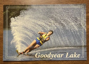 Vintage Goodyear Lake Water Skier Jet Skiing New York NY Postcard P10i6 - Picture 1 of 9