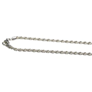 Feine Kordelkette aus 925er Silber 45cm - Bild 1 von 2