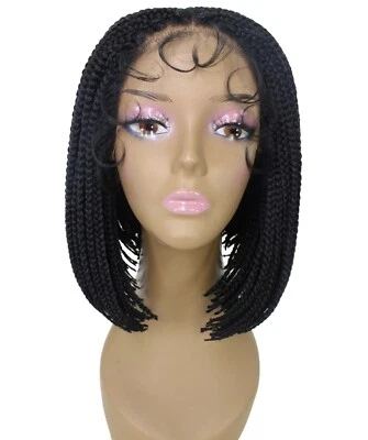 LUXLUXE Jayla Straight Braided 12 in Long Braided Wig, BLB-0147 - Image 1 of 4