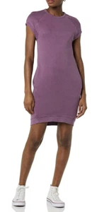NWT Goodthreads Women's Heritage Fleece Short-Sleeve Cocoon Dress Pockets Sz XS - Picture 1 of 3