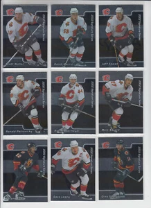 01/02 BAP Signature Series Calgary Flames 9 Cards - Iginla Savard Nichol RC + - Picture 1 of 2