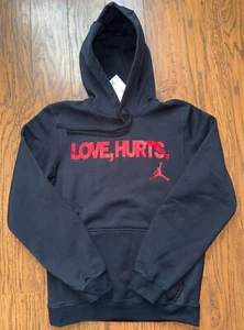 Authentic NIKE Love Hurts Hoodie Jalen Hurts Hoodie Super Bowl Eagles - Picture 1 of 3