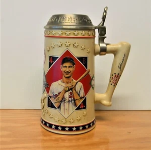 TED WILLIAMS 'Splendid Splinter' LONGTON All-Star Slugger Collector's Beer Stein - Imagen 1 de 6